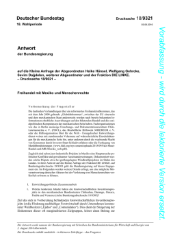 Drucksache 18/9321 - DIP des Bundestages