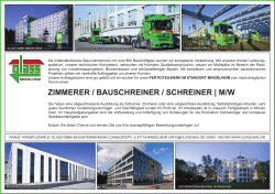 zimmerer / bauschreiner / schreiner | m/w