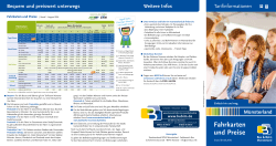 Fahrkarten und Preise - Bus und Bahn im Münsterland