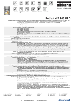 Rubbol WP 168 BPD - Sikkens