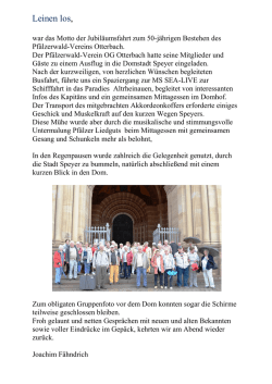 Leinen los - PWV Otterbach eV