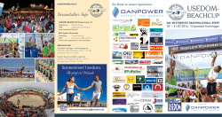 Event-Flyer USEDOM-BEACHCUP sponsored by Danpower 2016