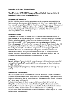 Abstract - Bundeskongress Physiotherapie