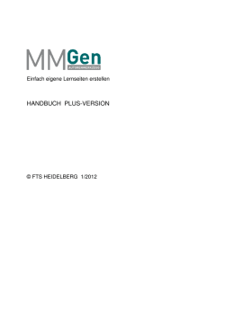Handbuch Plus - fts