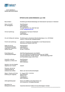 Anzeigenauftrag für die Heilbronner Stimme