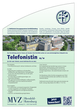 PDF der Anzeige - Klinikum Hersfeld