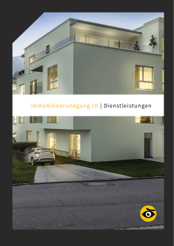 Broschüre  - Immobilienrundgang.ch