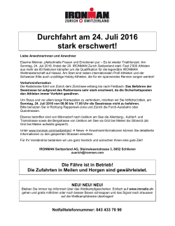 Durchfahrt am 23