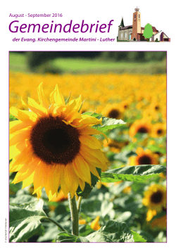 Gemeindebrief - Martini Luther