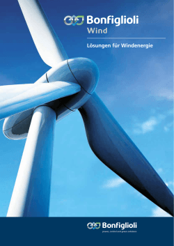 Lösungen für Windenergie