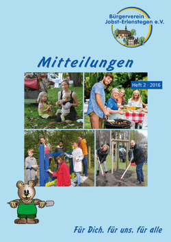 DOWNLOAD des aktuellen Hefts - B&uuml;rgerverein N&uuml;rnberg Jobst