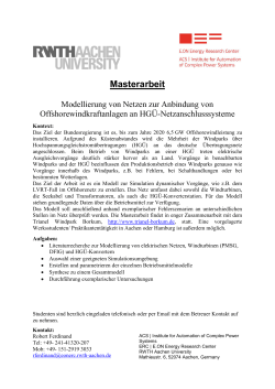 Masterarbeit - RWTH Aachen University