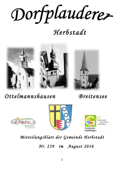 Dorfplauderer 239 - Gemeinde Ottelmannshausen