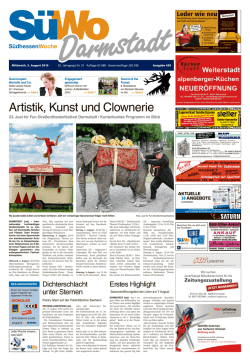SüdhessenWoche Darmstadt vom 03.08.2016