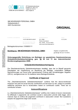 OÖ GKK - MM Mühringer Personal GmbH