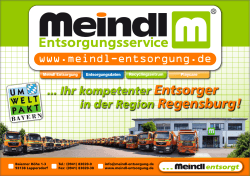 Ihr kompetenter Entsorger in der Region Regensburg!