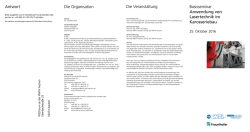 Die Veranstaltung Antwort Die Organisation Basisseminar Anwendung