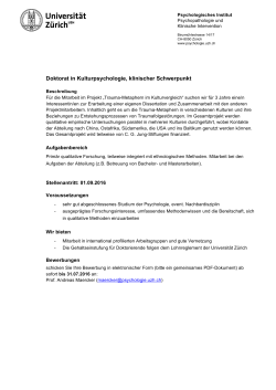 PDF, 93 KB - Psychologisches Institut