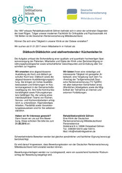 Informationen - Rehaklinik G&ouml;hren