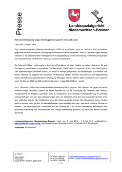 Honorarr&uuml;ckforderung wegen Vorteilsgew&auml;hrung durch einen