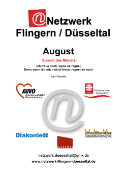 Programm - Netzwerk Flingern/Düsseltal