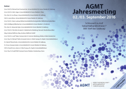 AGMT Jahresmeeting