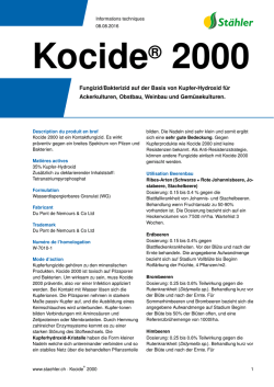 Fiche technique - St&auml;hler Suisse SA