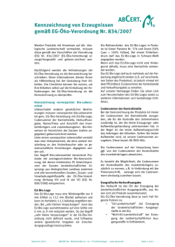 Info EU-Bio-Logo_Anforderungen Kennzeichnung_mitLogo