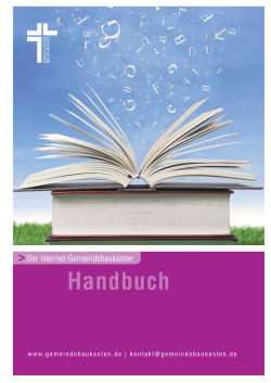 Handbuch - Der Internet