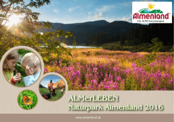 ALMerLEBEN - brochures from Austria