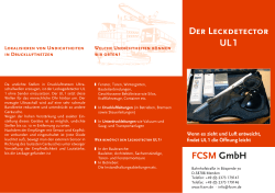 FCSM GmbH Der Leckdetector UL 1