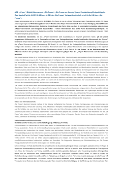 AGB - DiePresse.com