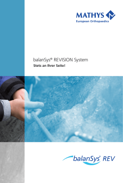 balanSys® REVISION System