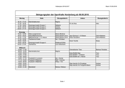 Hallenplan - SV Harderberg