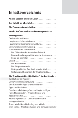 Inhaltsverzeichnis - Schulbuchzentrum Online