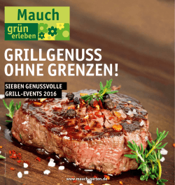 Grillevent-Prospekt zum Ausdrucken