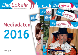 Mediadaten - Lokale Zeitung Memmingen