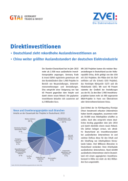 Direktinvestitionen