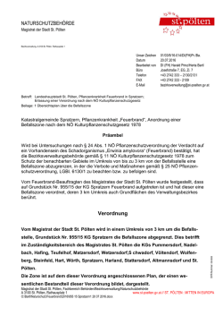 Feuerbrandverordnung Spratzern
