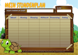 dieser stundenplan geh&ouml;rt