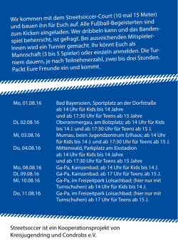 Flyer (*, 80 kb) - Kreisjugendring Garmisch