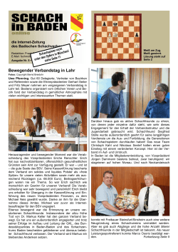 Schach in Baden online 8-2016