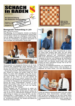 Schach in Baden online 8-2016
