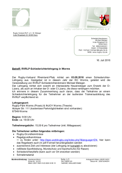 Info - Deutscher Rugby