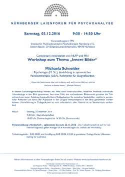 Humor in der Psychotherapie - N&uuml;rnberger Laienforum f&uuml;r