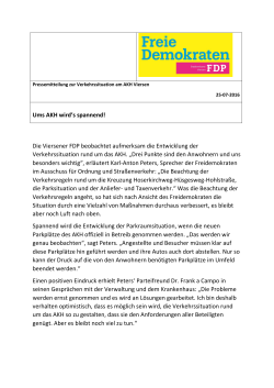 Presseerklärung - FDP Stadt Viersen