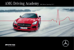 AMG Driving Academy AMG Winter Sporting 2017 - Mercedes-AMG