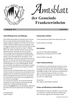 Amtsblatt 6/2016