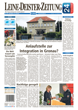 Anlaufstelle zur Integration in Gronau? - LDZ E-Paper