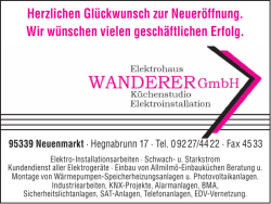 Herzlichen Gl&uuml;ckwunsch zur Neuer&ouml;ffnung. Wir w&uuml;nschen vielen